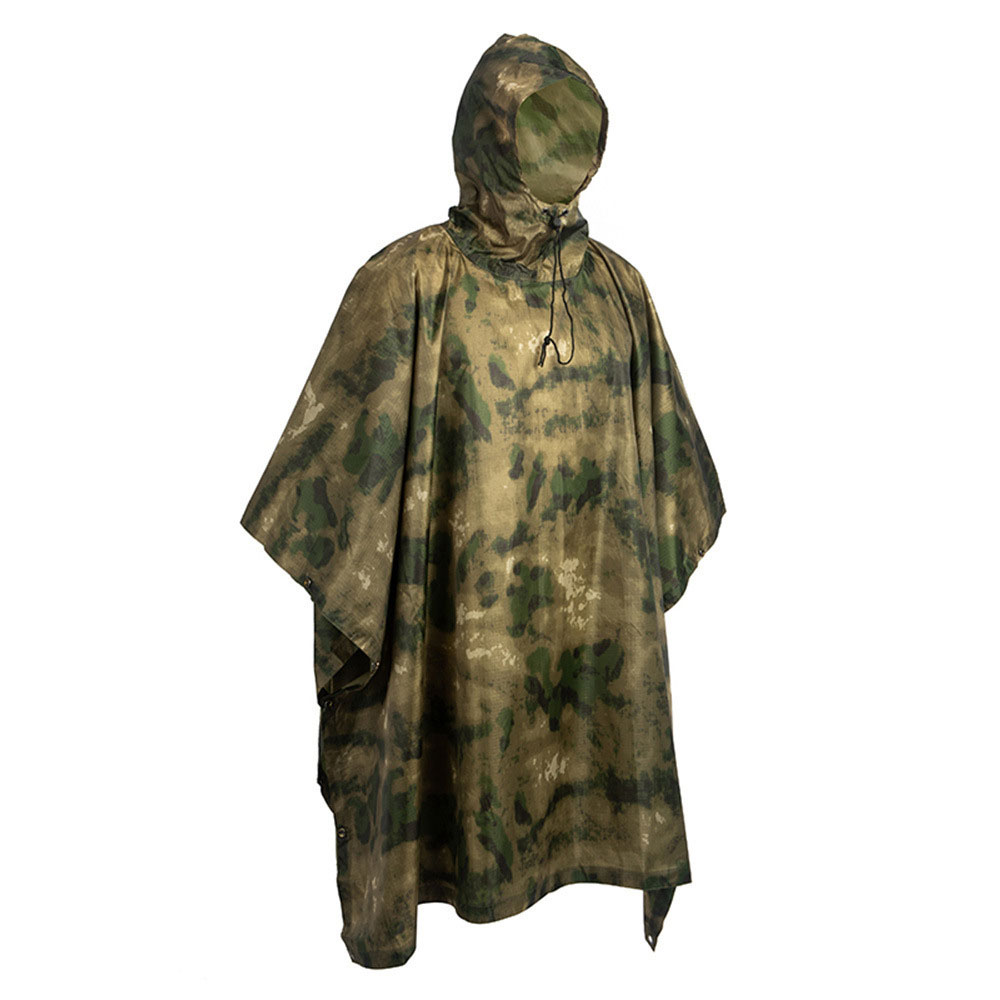 MENFLY ATFG Moss Camouflage Ta - Emergency Poncho Rain recension och pris