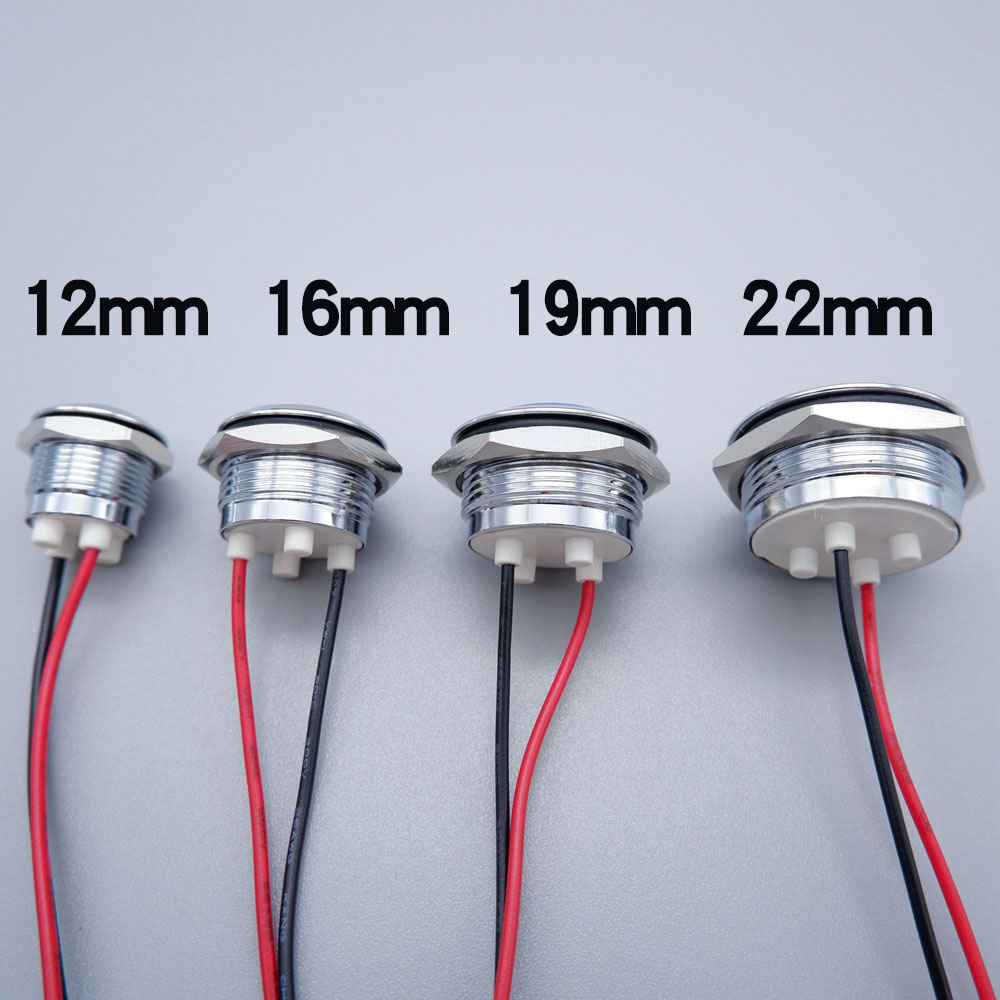 Metal LED Indicator Light 12mm - Signal Panel Orange recension och pris