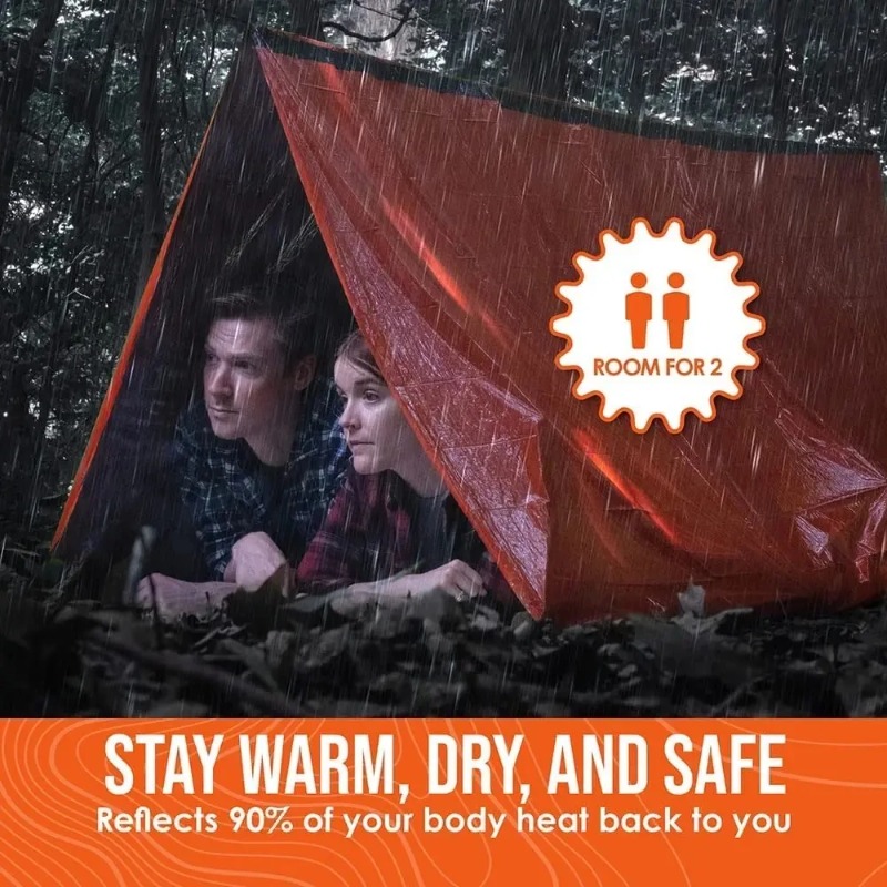 2 Person Emergency Shelter Sur - Emergency Mylar Tent recension och pris