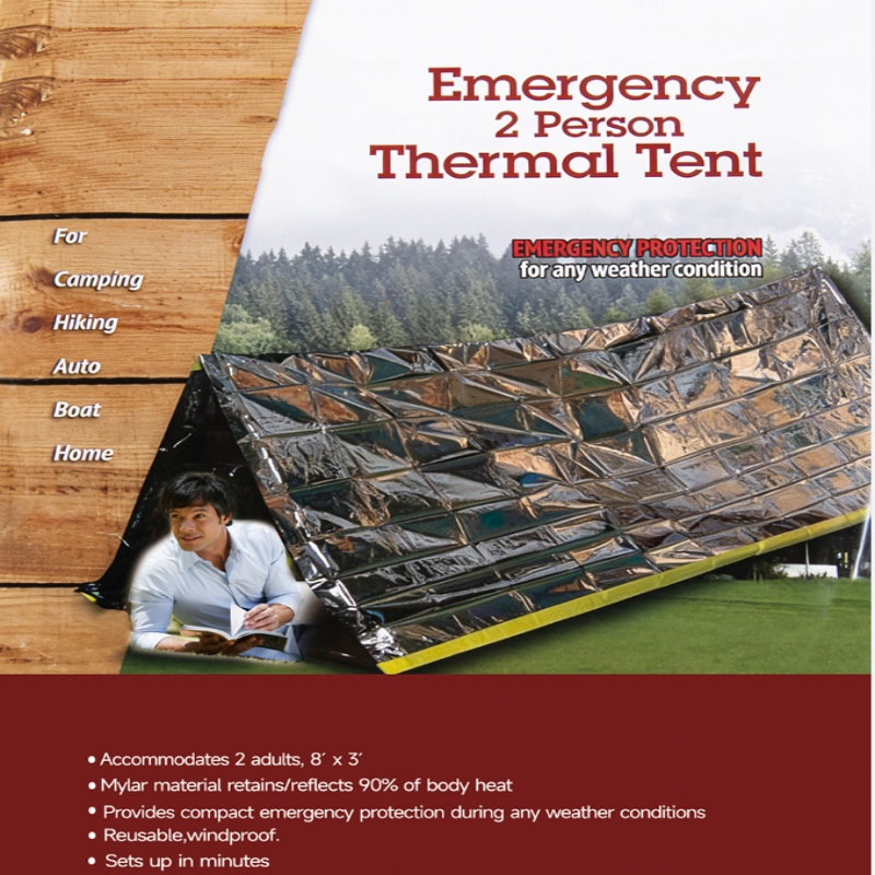 Portable 2‑Person Emergency Su - Emergency Mylar Tent recension och pris