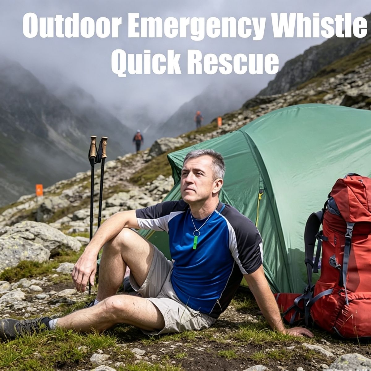 7Pcs Random Colors Emergency W - Emergency Whistle Loud recension och pris