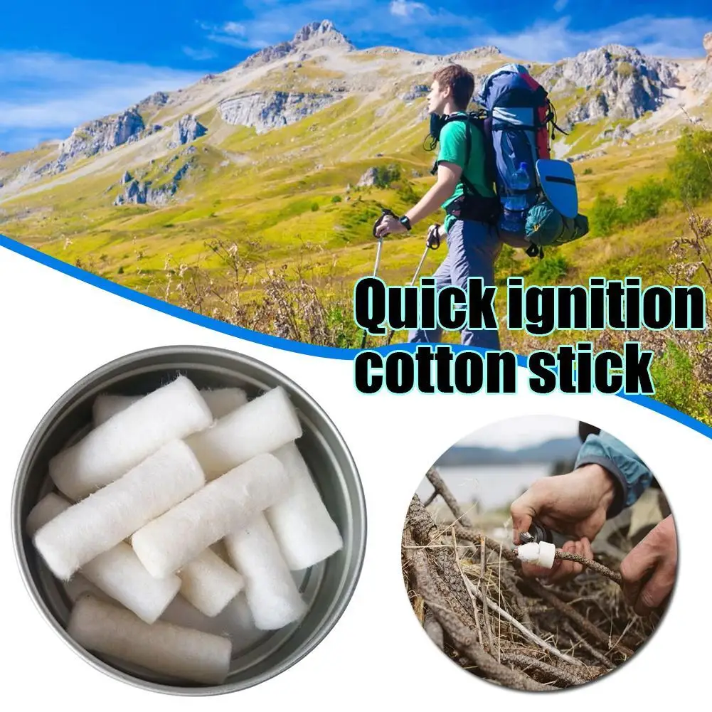 12pcs Outdoor Camping Paraffin - Fire Starting Kit recension och pris