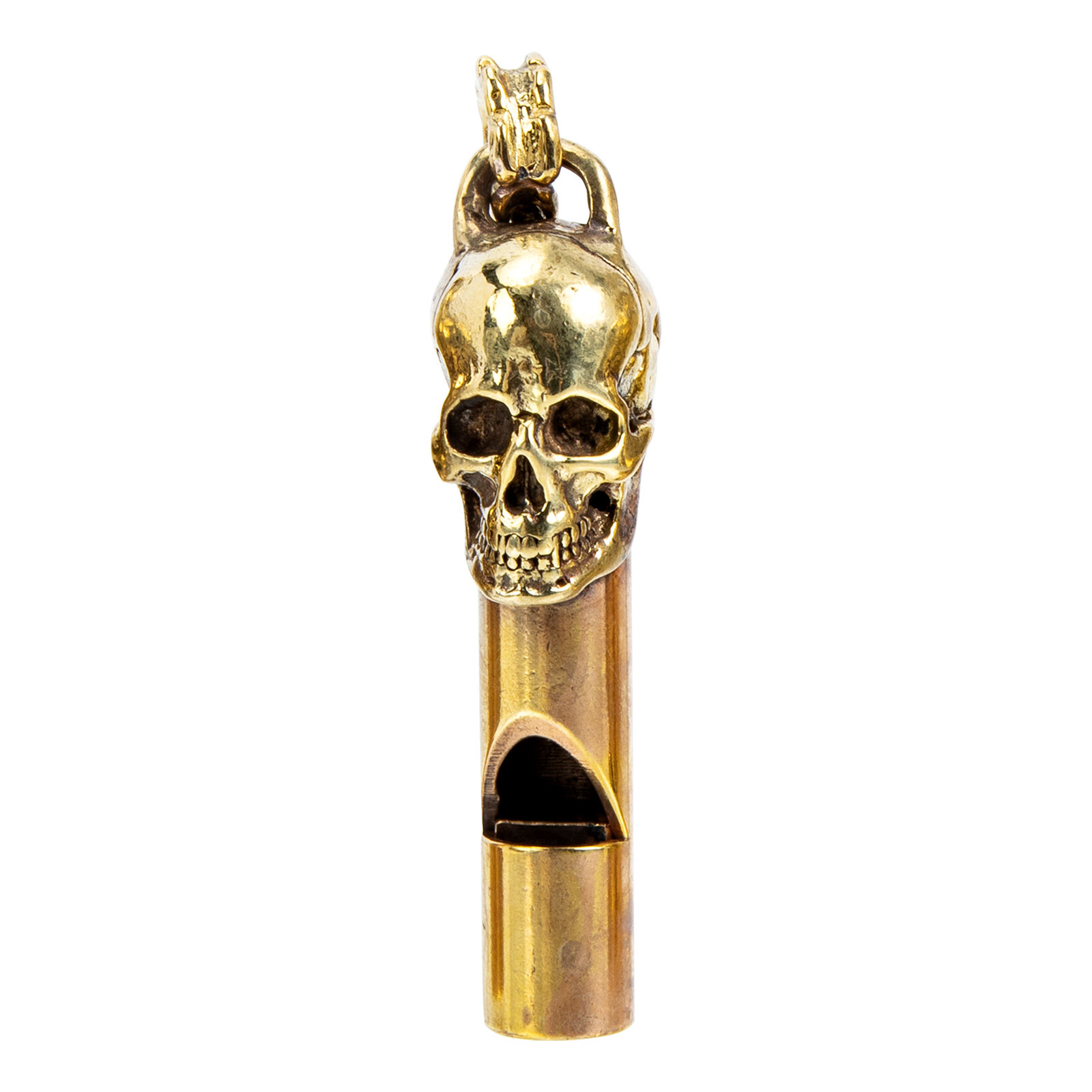 Spooky Skull Head Copper Whist - Emergency Whistle Loud recension och pris