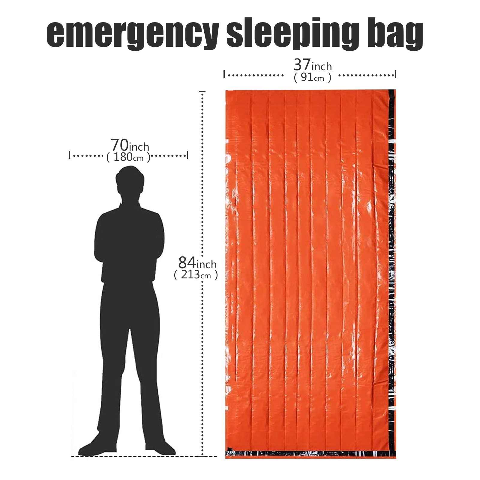 Emergency Sleeping Bag, Mylar  - Emergency Mylar Tent recension och pris